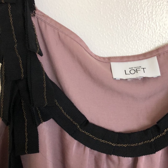 LOFT•Silky Mauve Tank Top - Picture 3 of 9